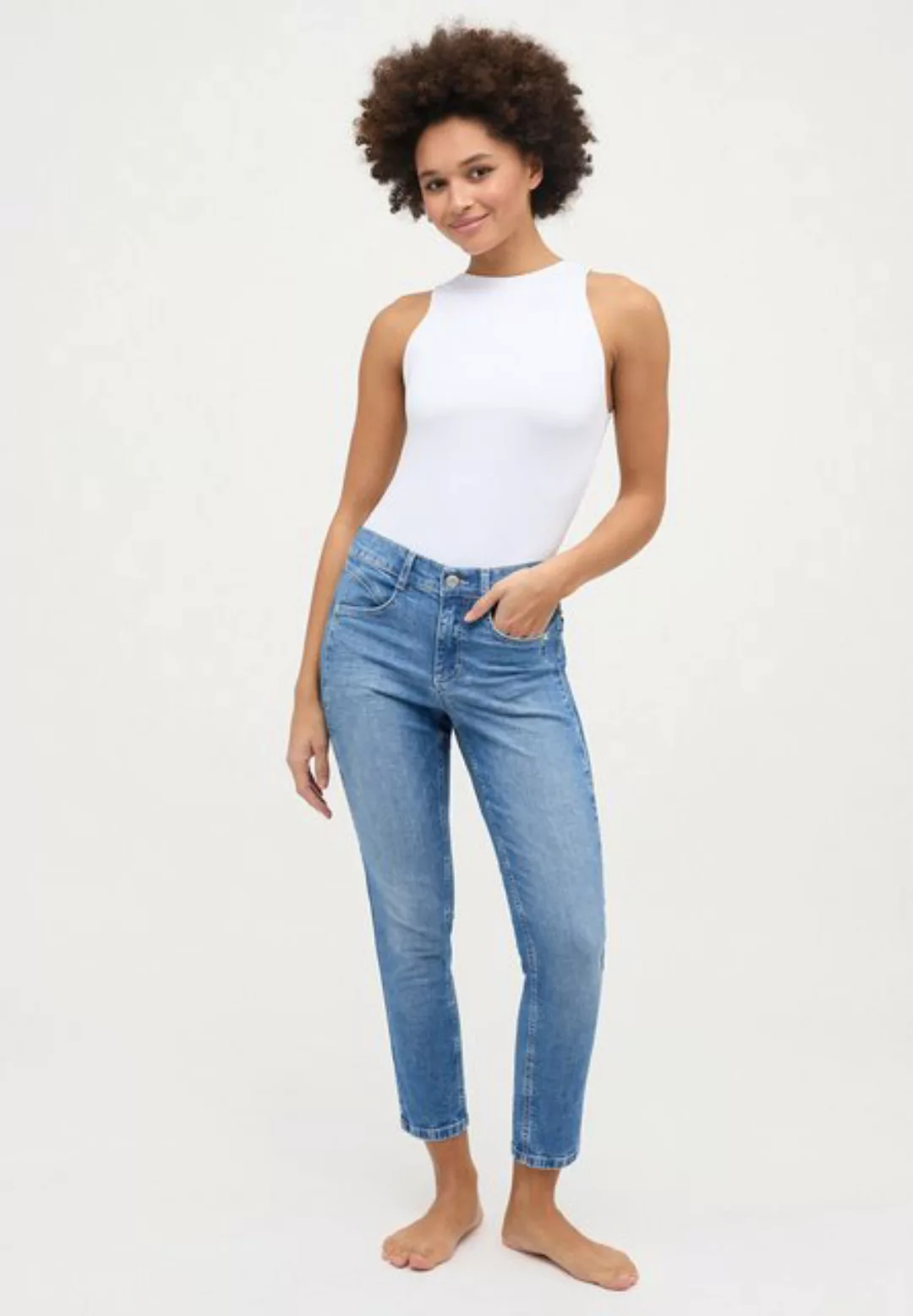 ANGELS Stretch-Jeans ORNELLA SEAM günstig online kaufen