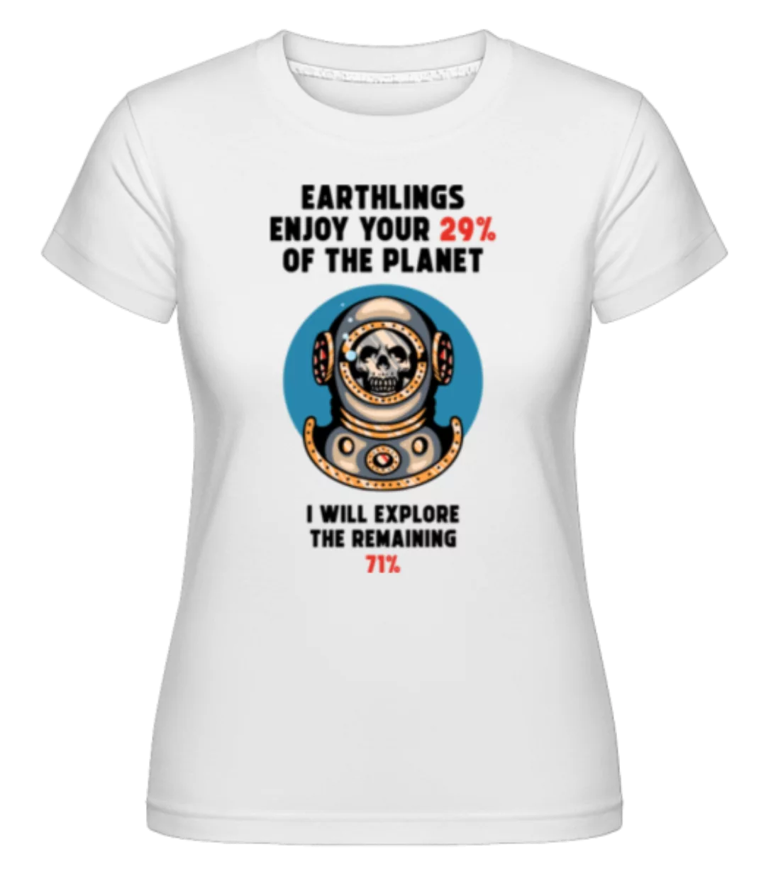 Earthlings Enjoy Your 29% · Shirtinator Frauen T-Shirt günstig online kaufen