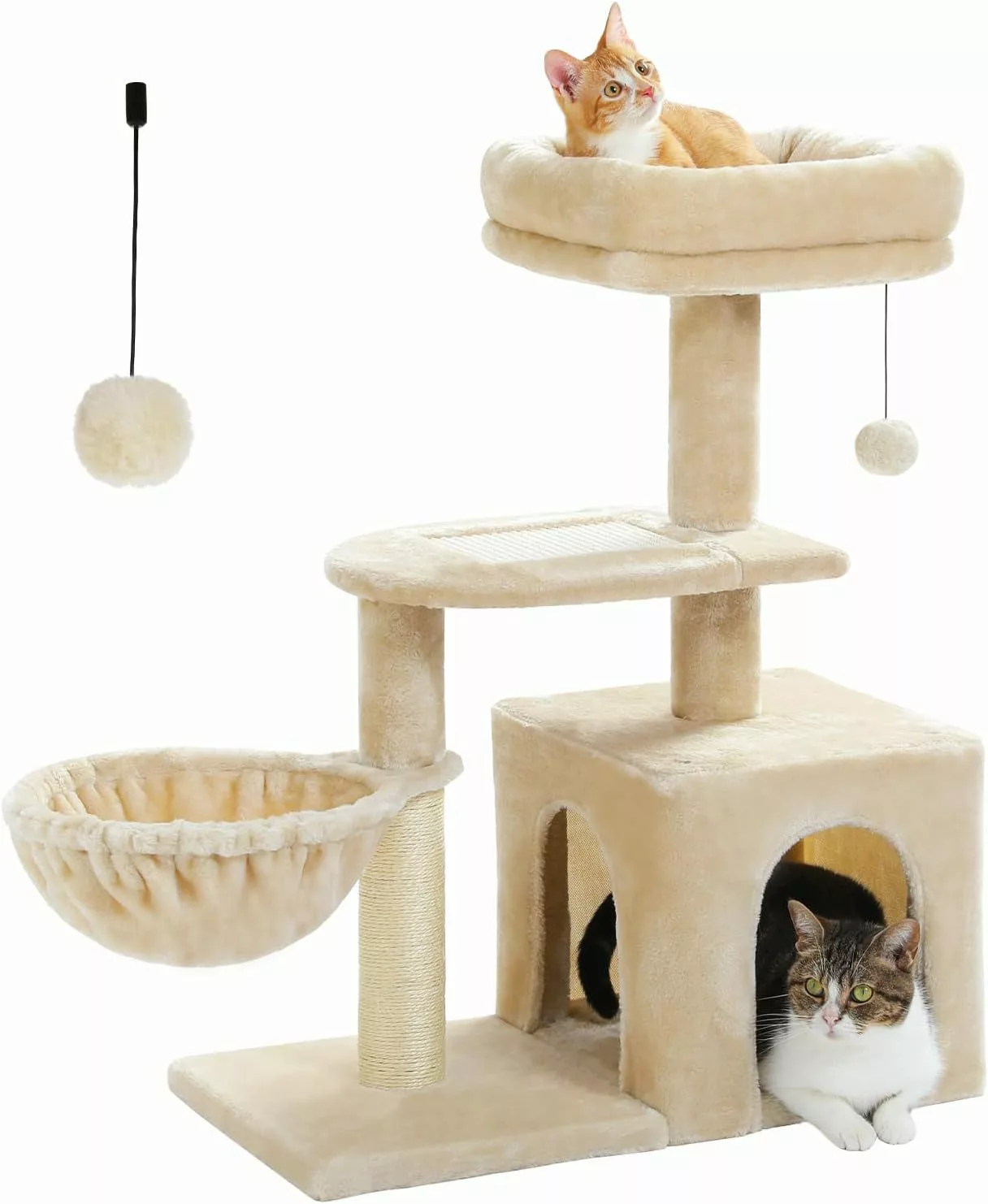 Purpurra Kratzbaum Kratzbaum klein mit Hängematte günstig online kaufen