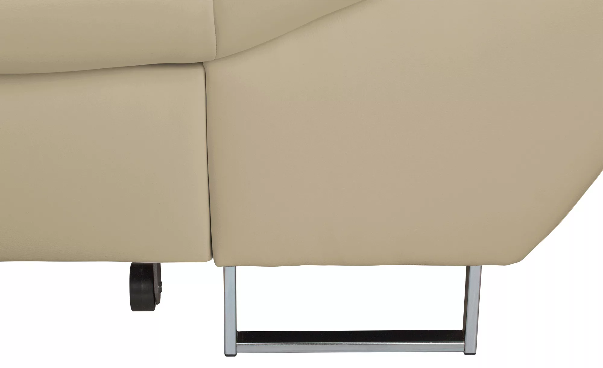 switch Ecksofa aus Kunstleder Fabio ¦ beige ¦ Maße (cm): B: 280 H: 69 T: 23 günstig online kaufen