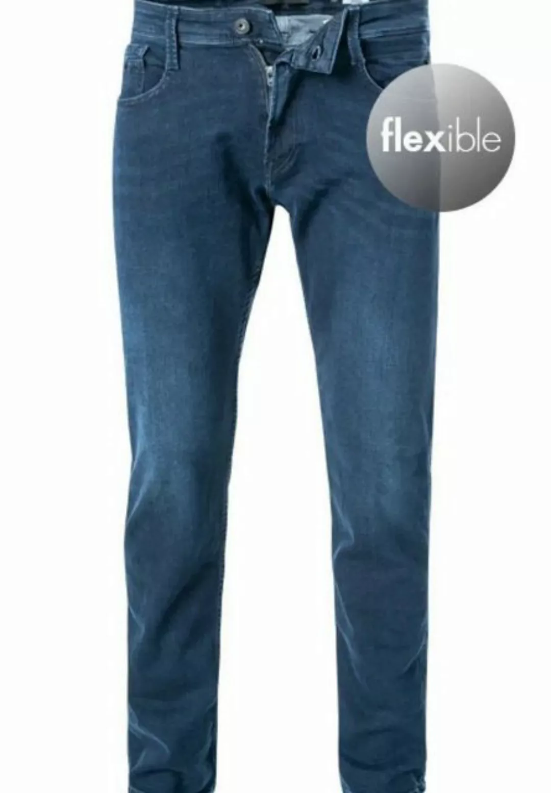 Replay Herren Jeans Anbass - Slim Fit - Grau - Dark Grey Denim günstig online kaufen