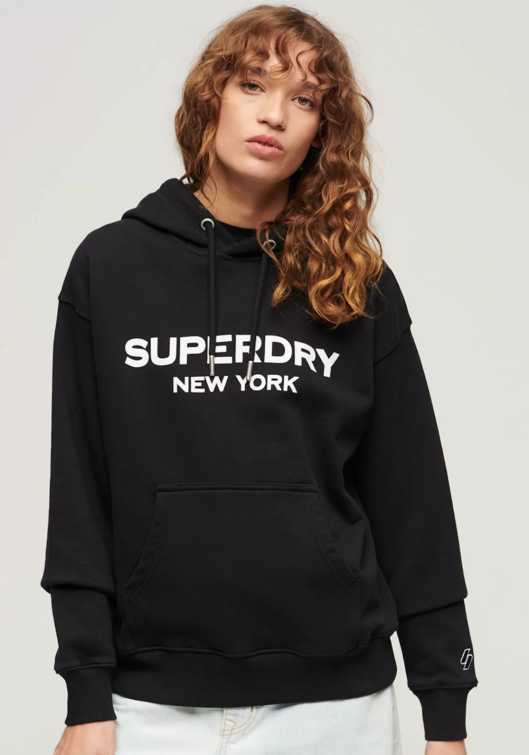Superdry Kapuzensweatshirt "SPORT LUXE LOOSE HOOD" günstig online kaufen