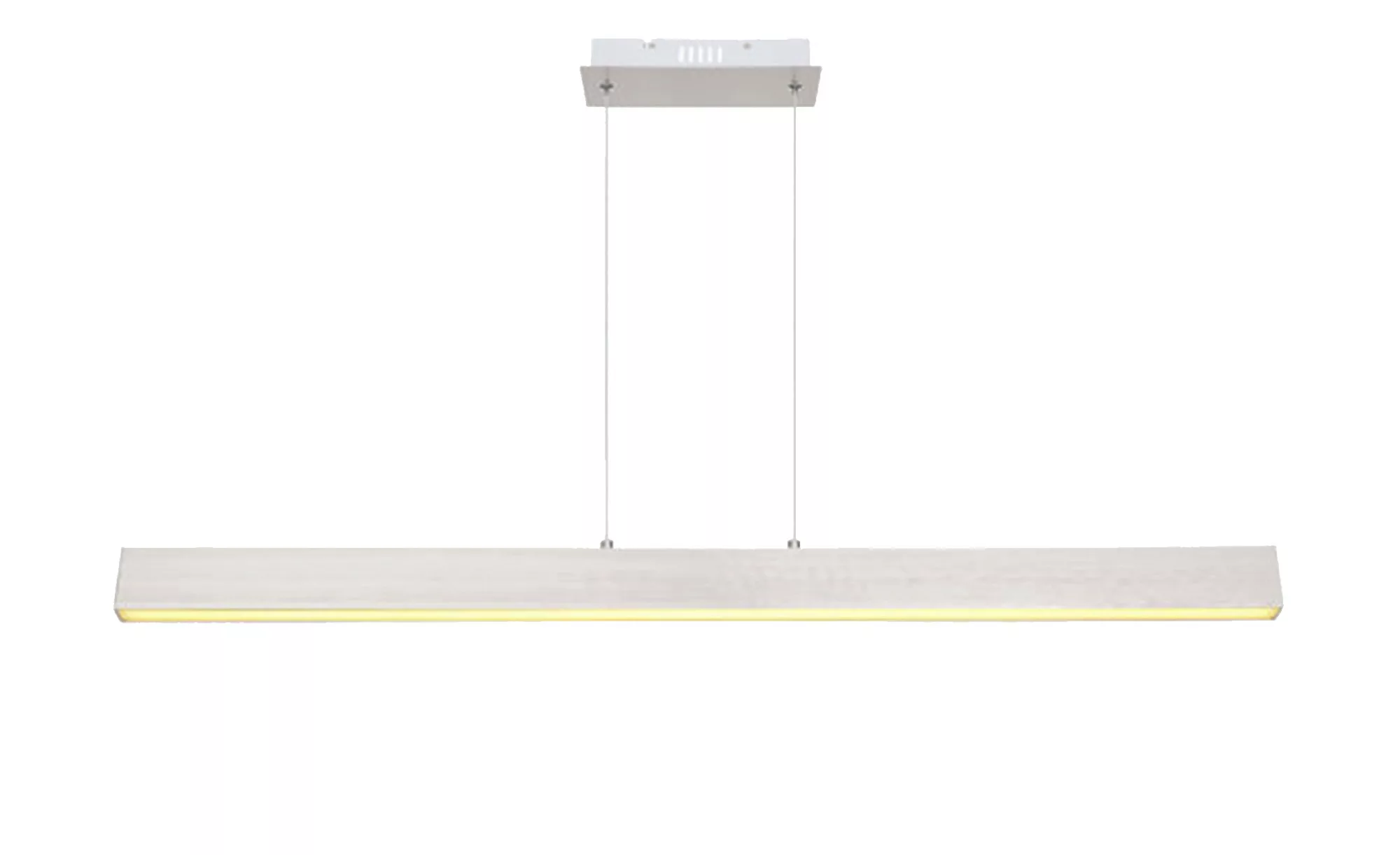 LED Pendelleuchte 1-flammig - weiß - 8 cm - 120 cm - Sconto günstig online kaufen