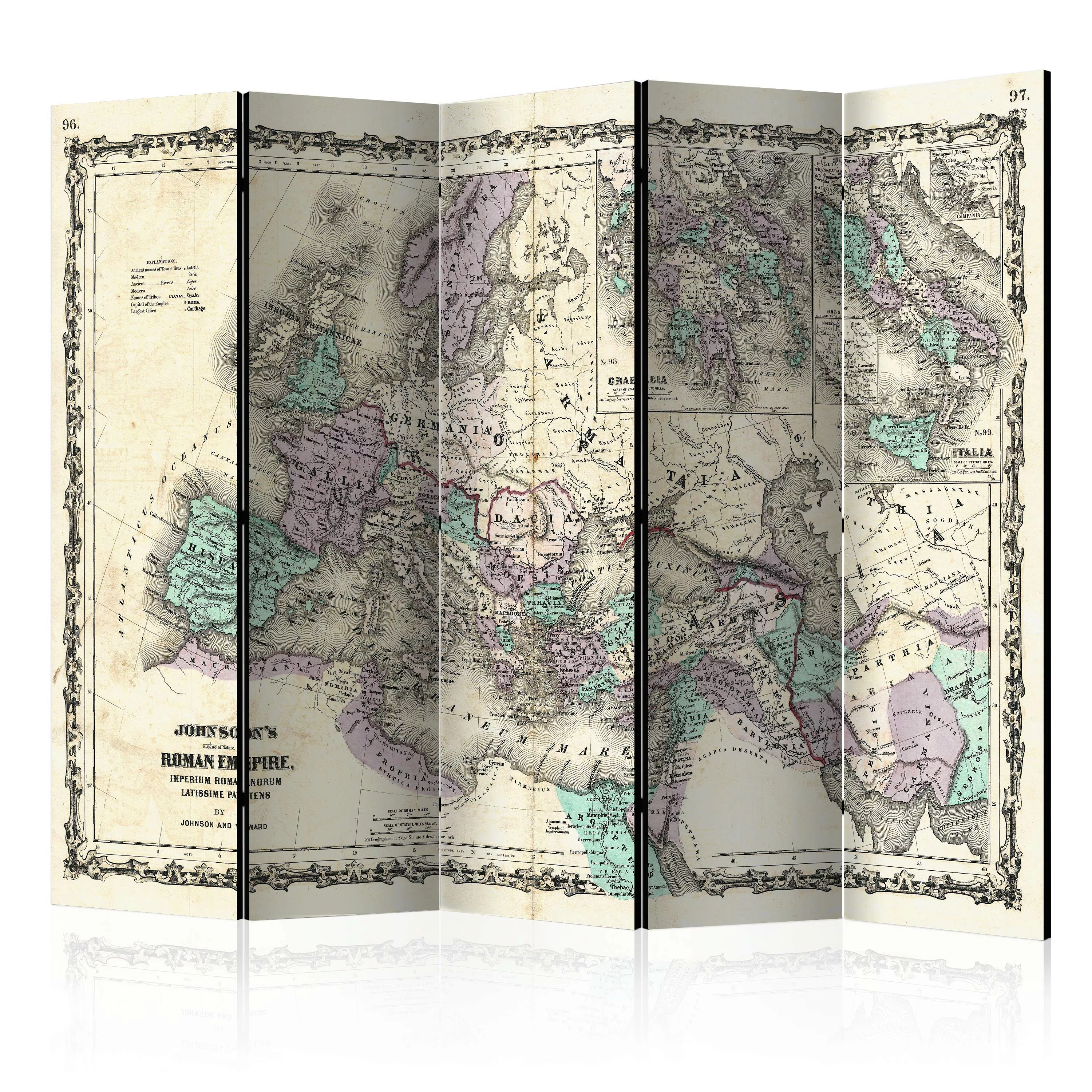 5-teiliges Paravent - Johnson's Roman Empire [room Dividers] günstig online kaufen