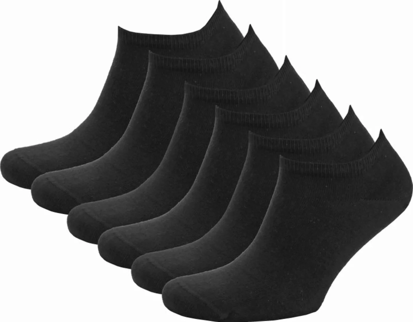Tommy Hilfiger Sneaker Socken 6-Pack Schwarz - Größe 43-46 günstig online kaufen