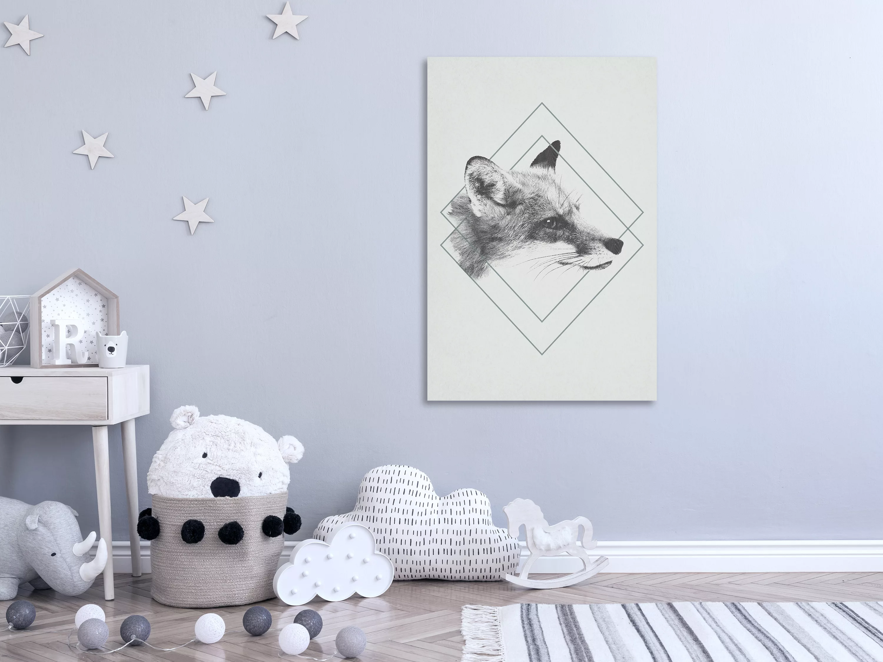 Wandbild - Clever Fox (1 Part) Vertical günstig online kaufen