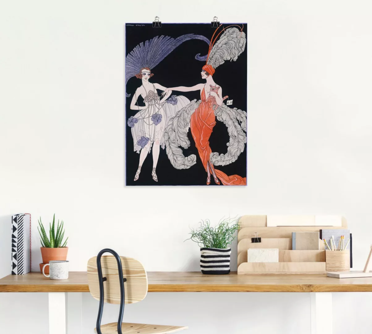 Artland Wandbild "Der Kauf.", Frau, (1 St.), als Leinwandbild, Poster in ve günstig online kaufen