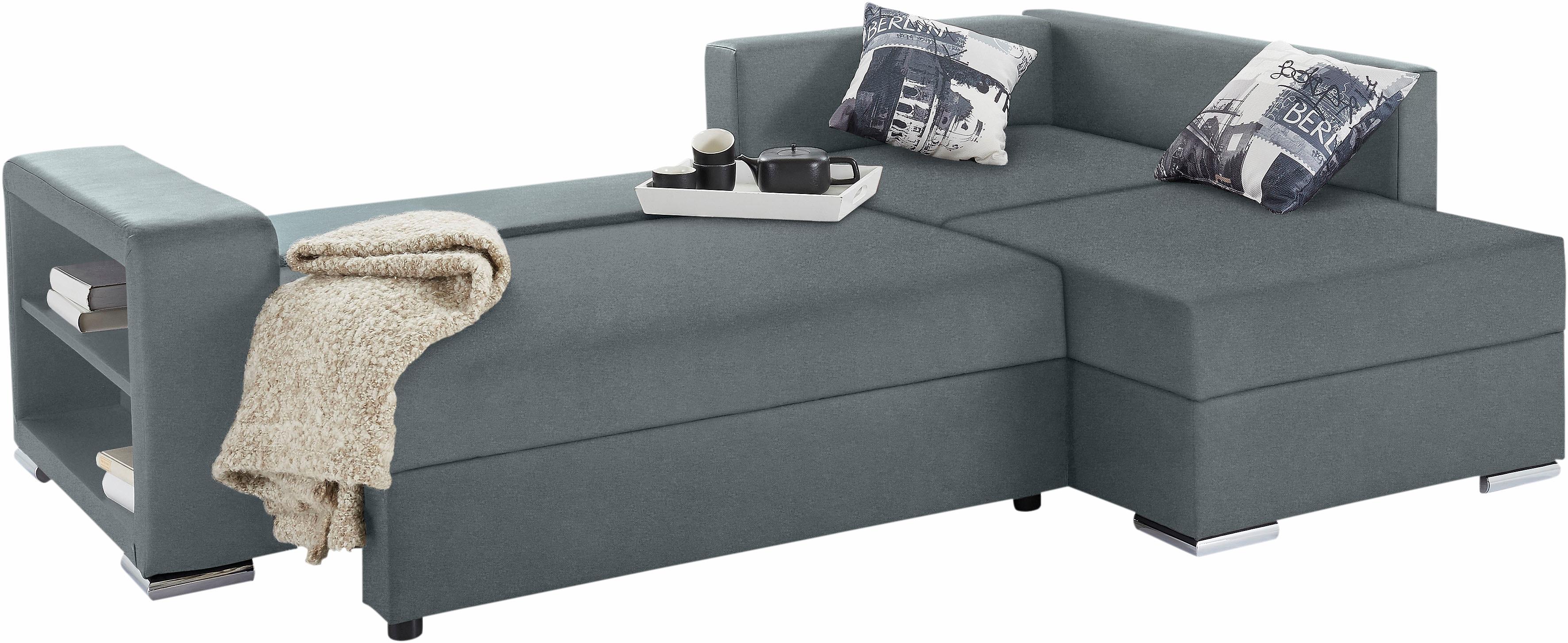 COLLECTION AB Ecksofa "John L-Form", mit Bettfunktion, Bettkasten und integ günstig online kaufen