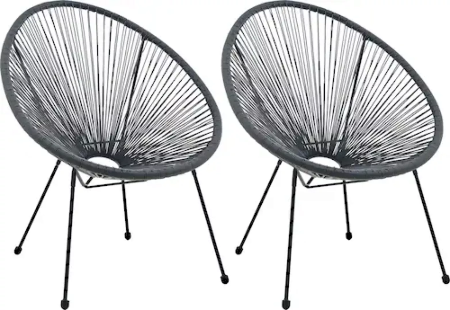 INOSIGN Stuhl, (Set), 2 St., runde Sitzschale im 2er-Set günstig online kaufen