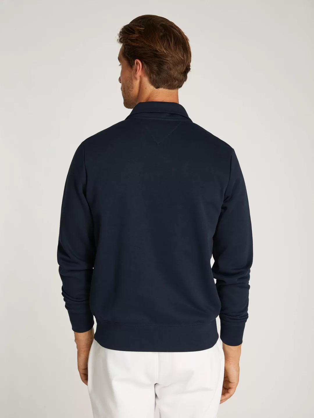 Tommy Hilfiger Sweatshirt ROUNDALL STAND COLLAR ZIP mit Stehkragen und Reiß günstig online kaufen