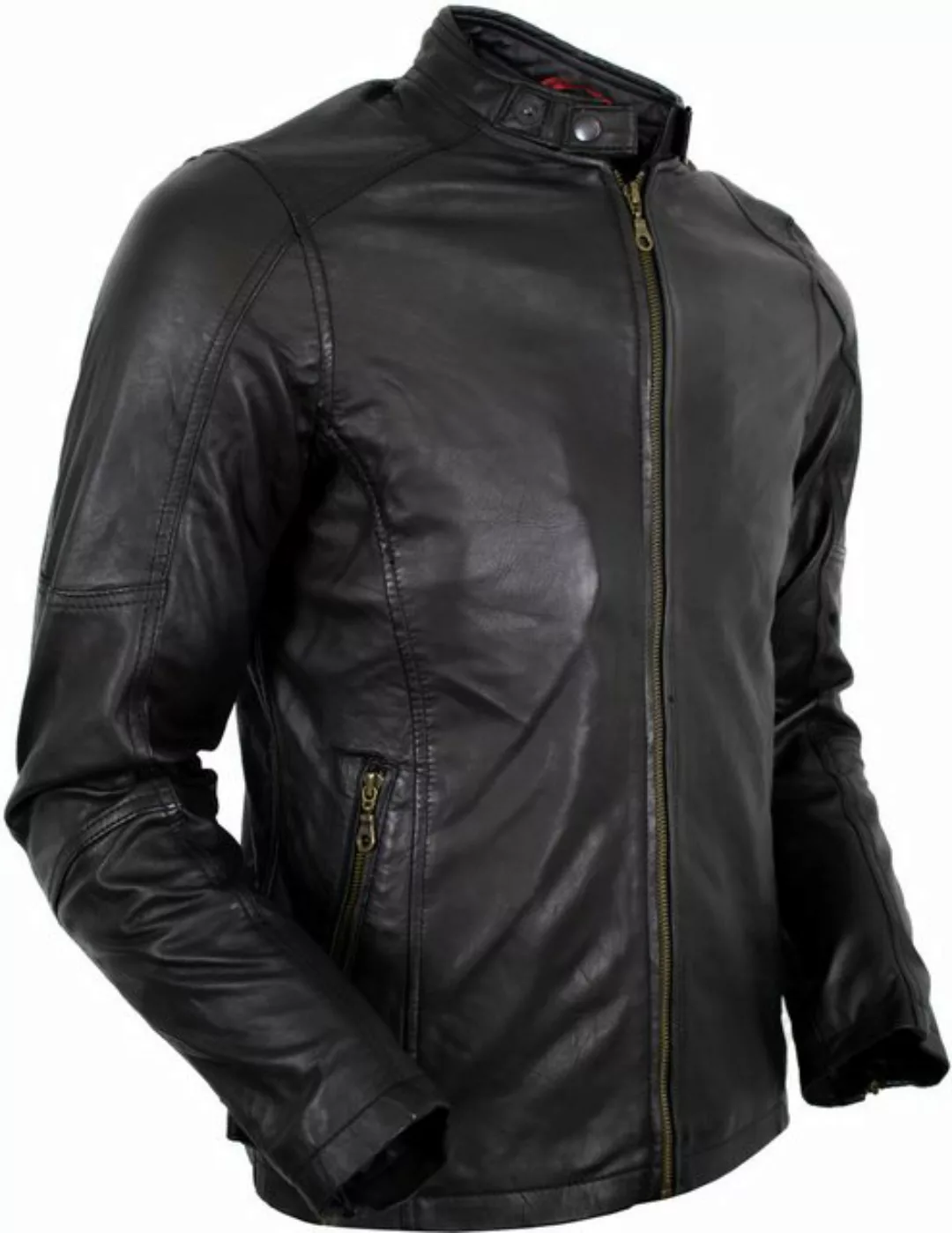 MDM Lederjacke Leichte Herren Lamm Nappa Lederjacke günstig online kaufen