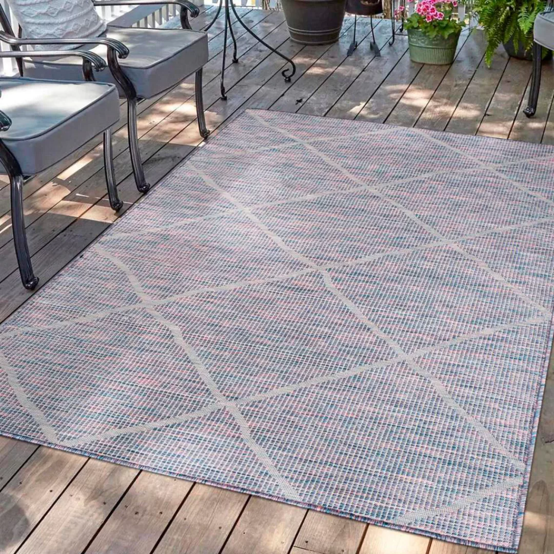 Carpet City Teppich »Palm«, rechteckig, Wetterfest & UV-beständig, für Balk günstig online kaufen