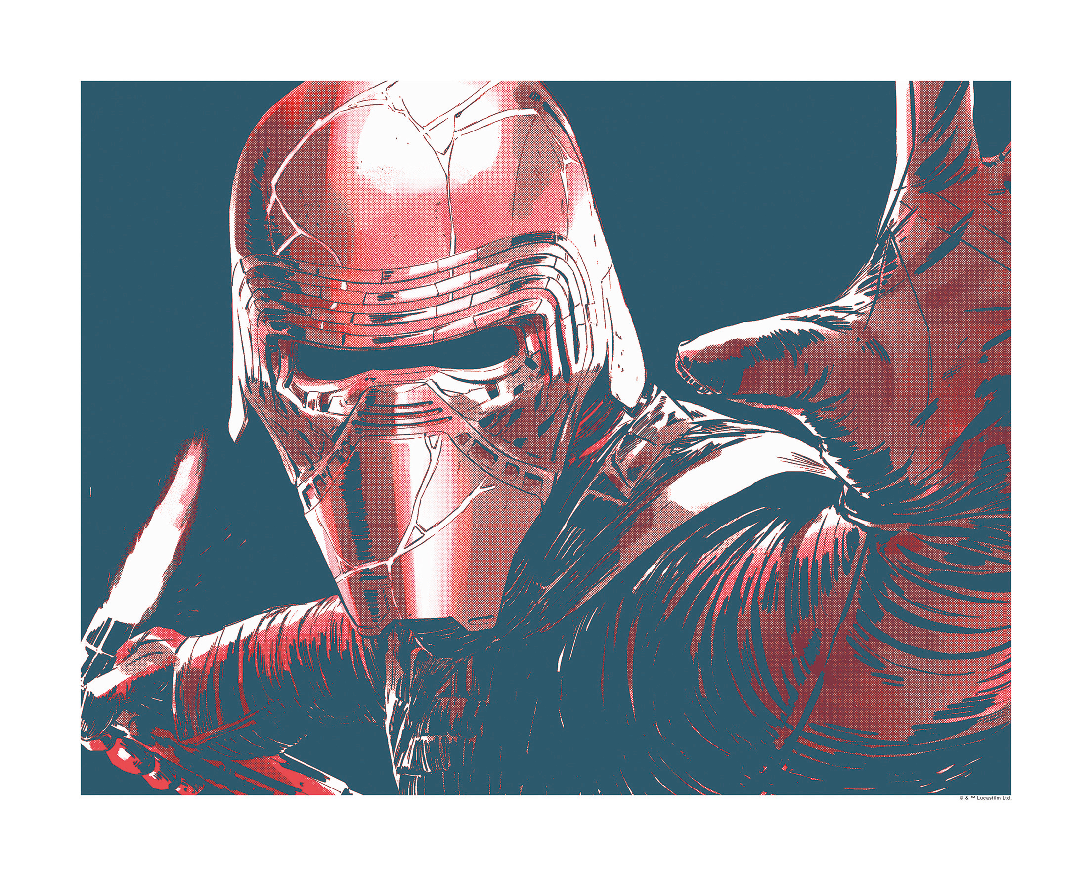 Komar Bild "Star Wars Faces Kylo", Star Wars, (1 St.), Wandbild zur Dekorat günstig online kaufen