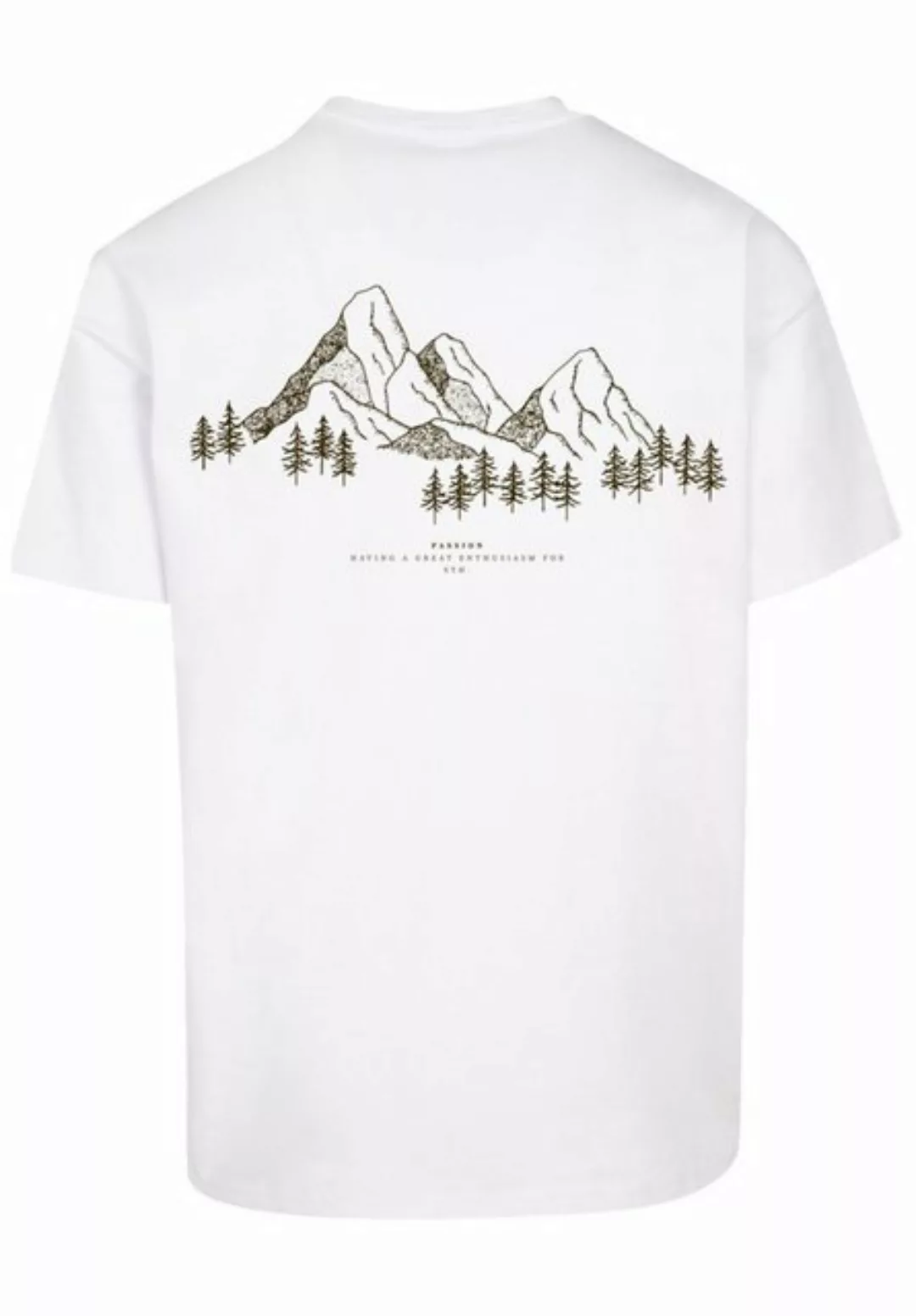 F4NT4STIC T-Shirt PLUS SIZE Mountain Berge Print günstig online kaufen