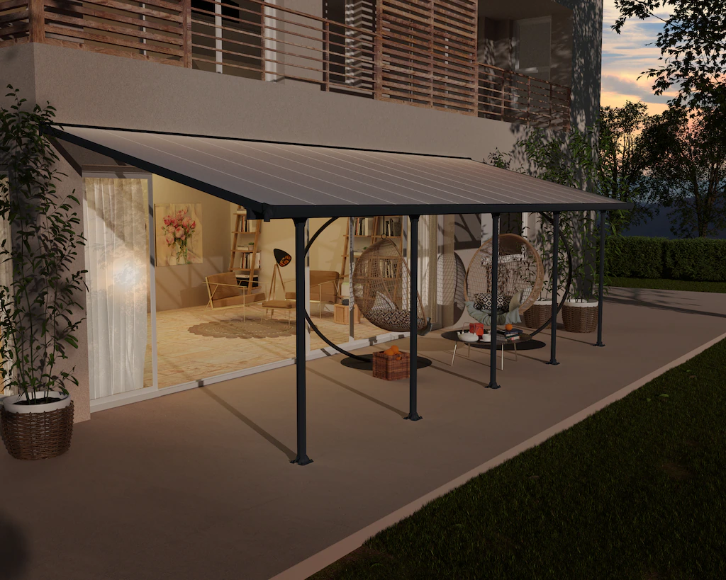 Palram - Canopia Terrassendach "Feria Alu Terrassenüberdachung", einfache D günstig online kaufen