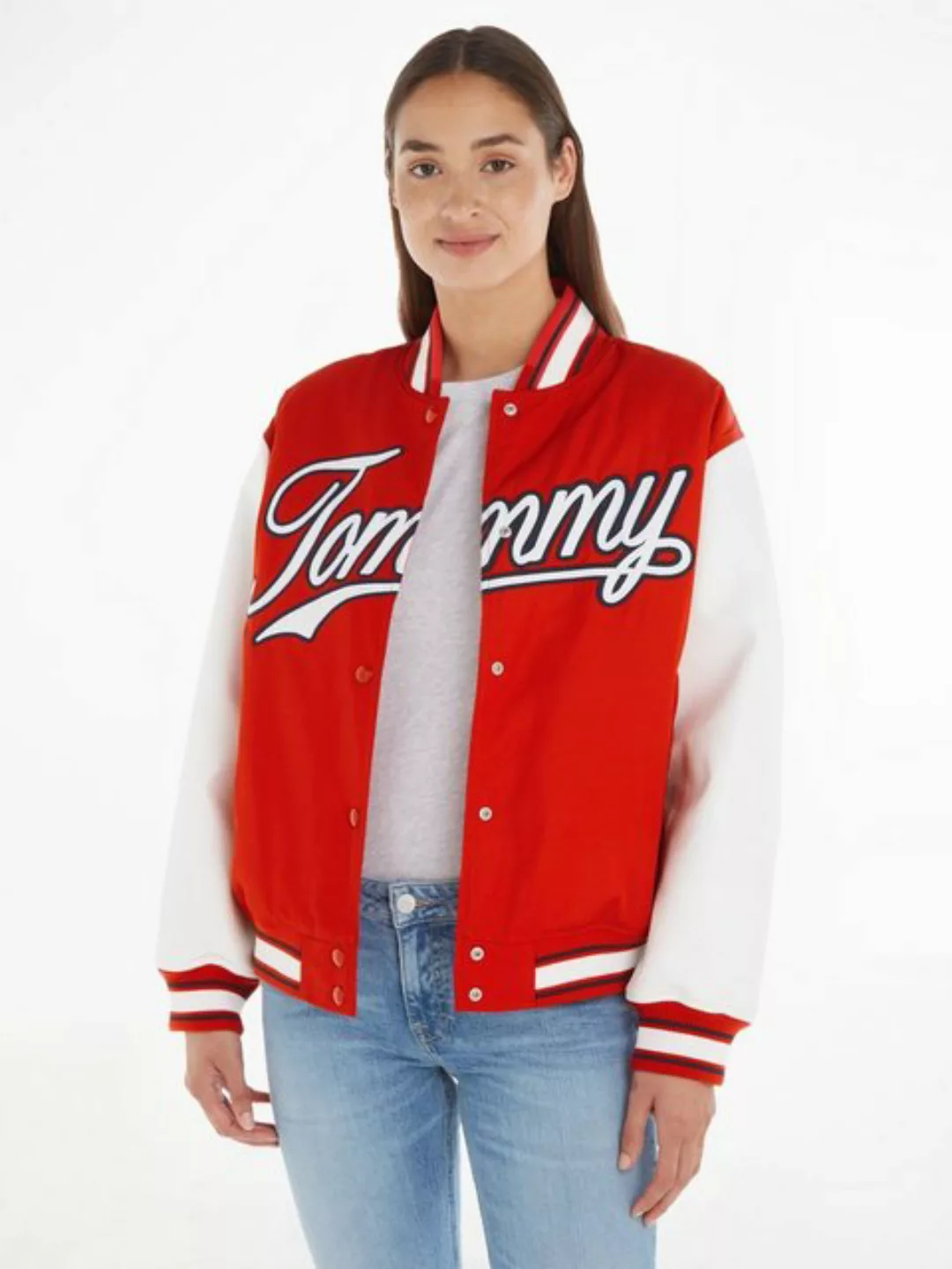 Tommy Jeans Collegejacke mit Tommy Jeans Markenlabel günstig online kaufen
