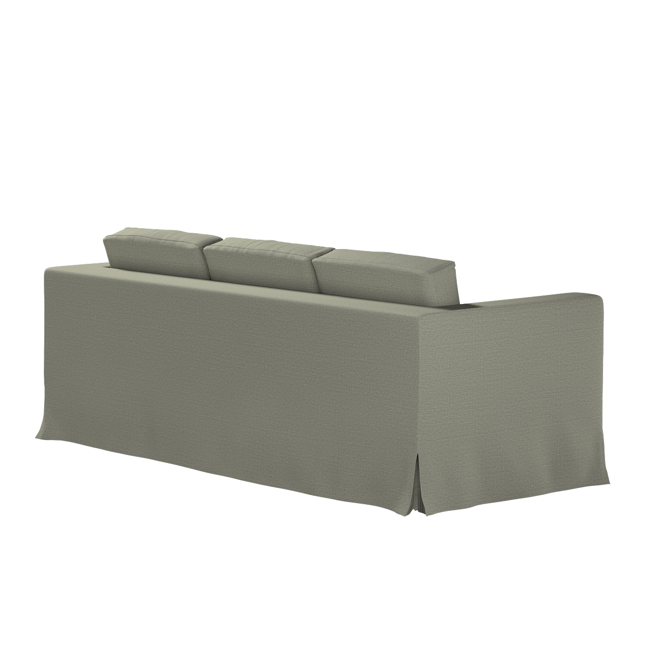 Bezug für Karlanda 3-Sitzer Sofa nicht ausklappbar, lang, grau-beige, Bezug günstig online kaufen
