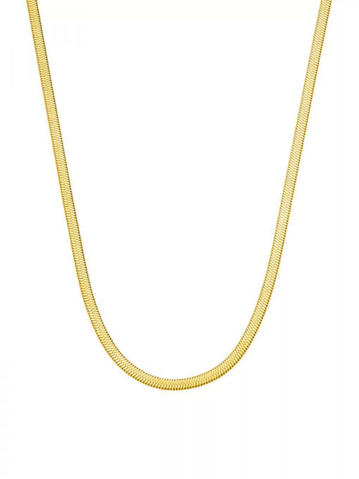 icrush Halskette Wide Sleek Snake - Variante: Gold günstig online kaufen