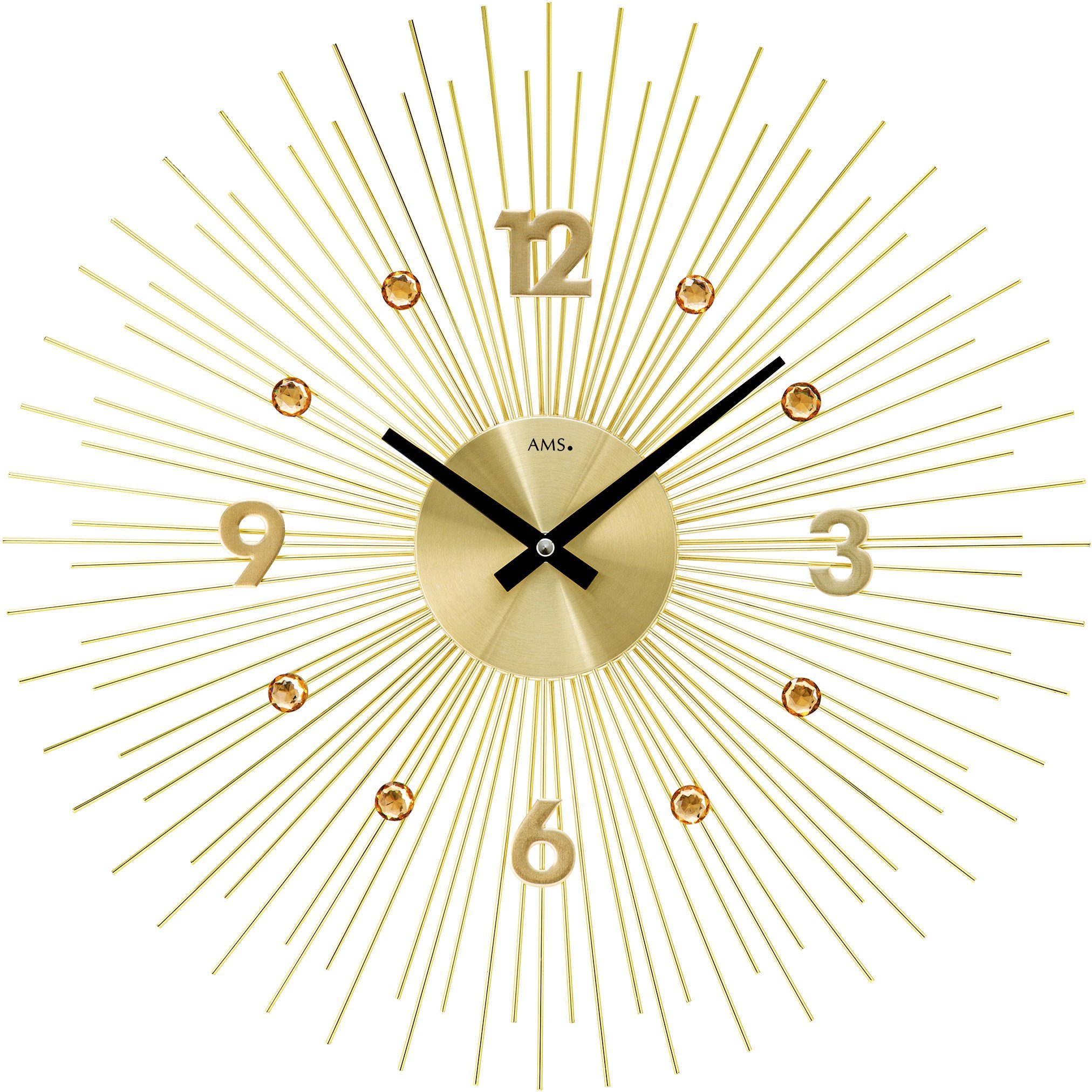 AMS Wanduhr W9611 (Quarzuhr,Wohnzimmer,Esszimmer,Küche,Arbeitszimmer,Büro,F günstig online kaufen