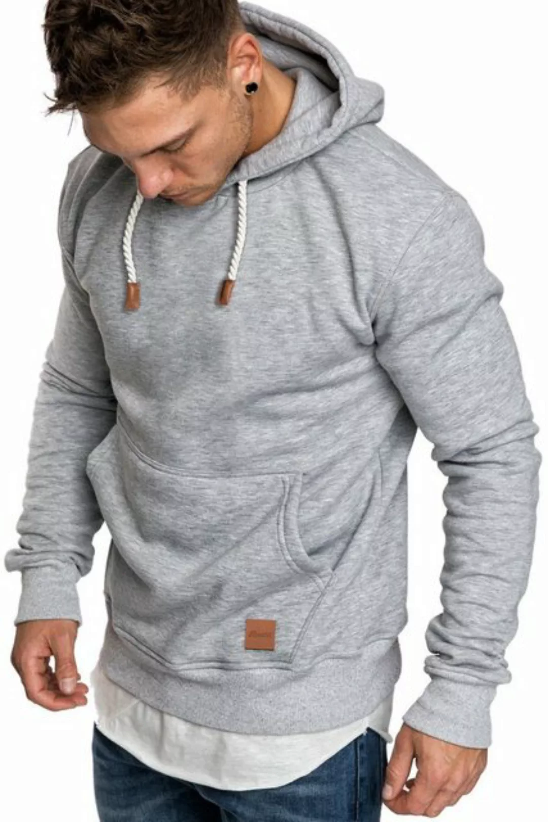 REPUBLIX Sweatshirt ERIC Herren Basic Kapuzenpullover Hoodie günstig online kaufen