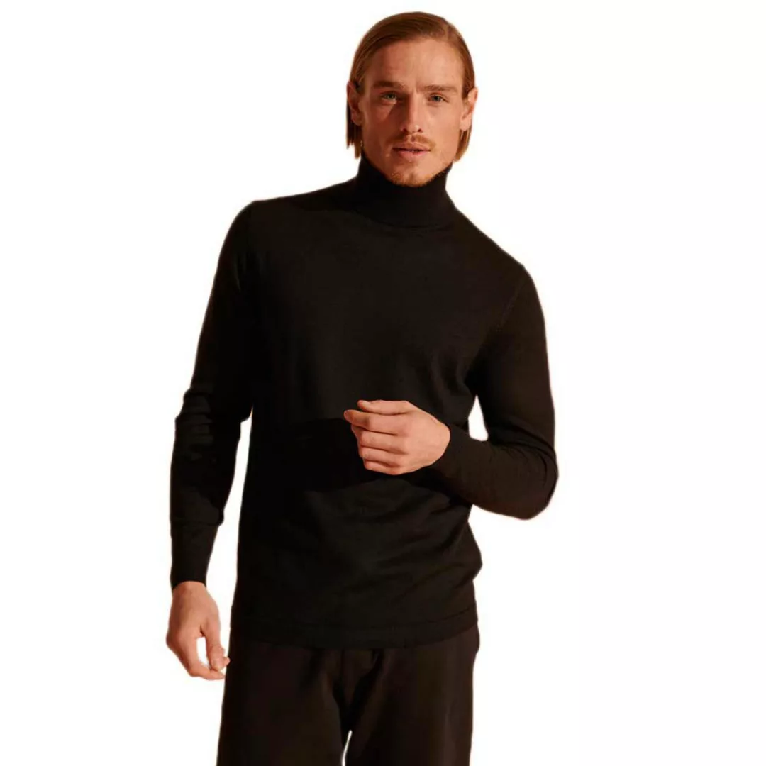 Superdry Merino Rollneck Pullover 3XL Nightwatch Black günstig online kaufen