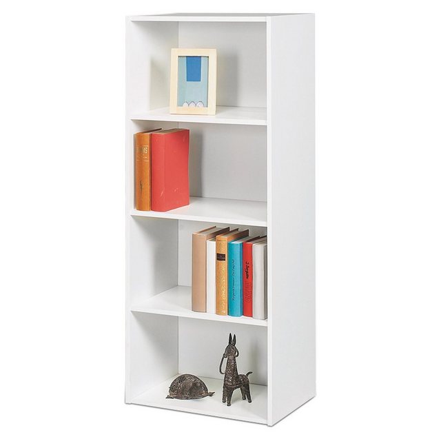 habeig Bücherregal Tube Bücherregal Standregal 4 Fächer Belastung Regalbode günstig online kaufen