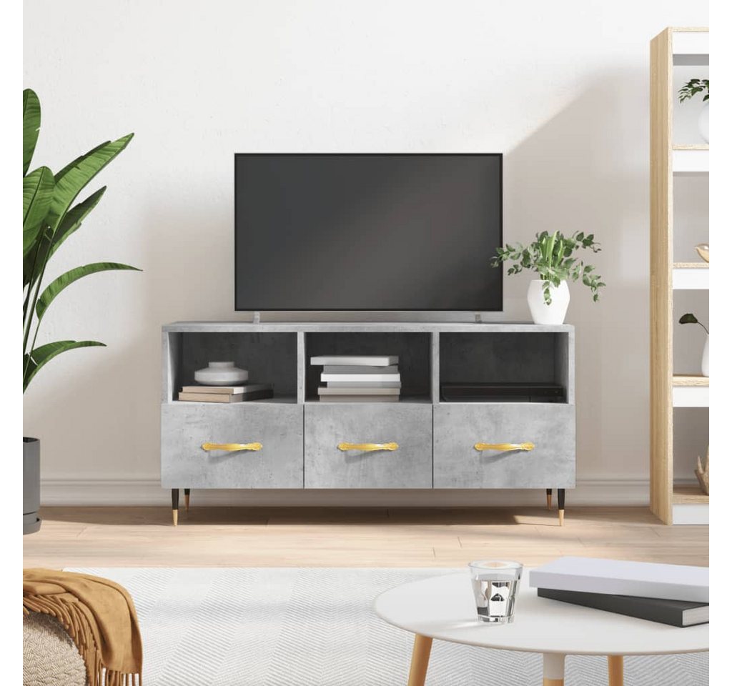 vidaXL TV-Schrank TV-Schrank Betongrau 102x36x50 cm Spanplatte günstig online kaufen