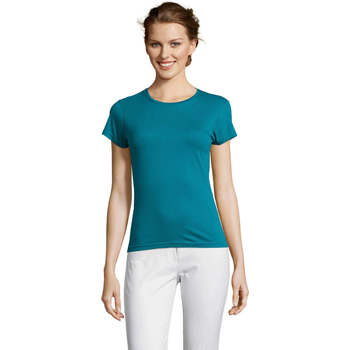 Sols  T-Shirt Miss camiseta manga corta mujer-100% algodón semi-peinado günstig online kaufen