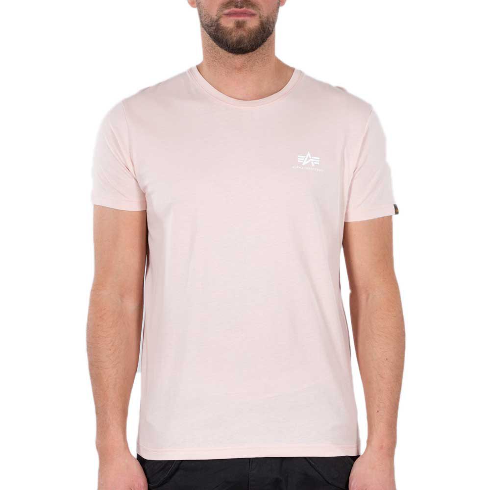 Alpha Industries Backprint Kurzärmeliges T-shirt XS Pale Peach günstig online kaufen