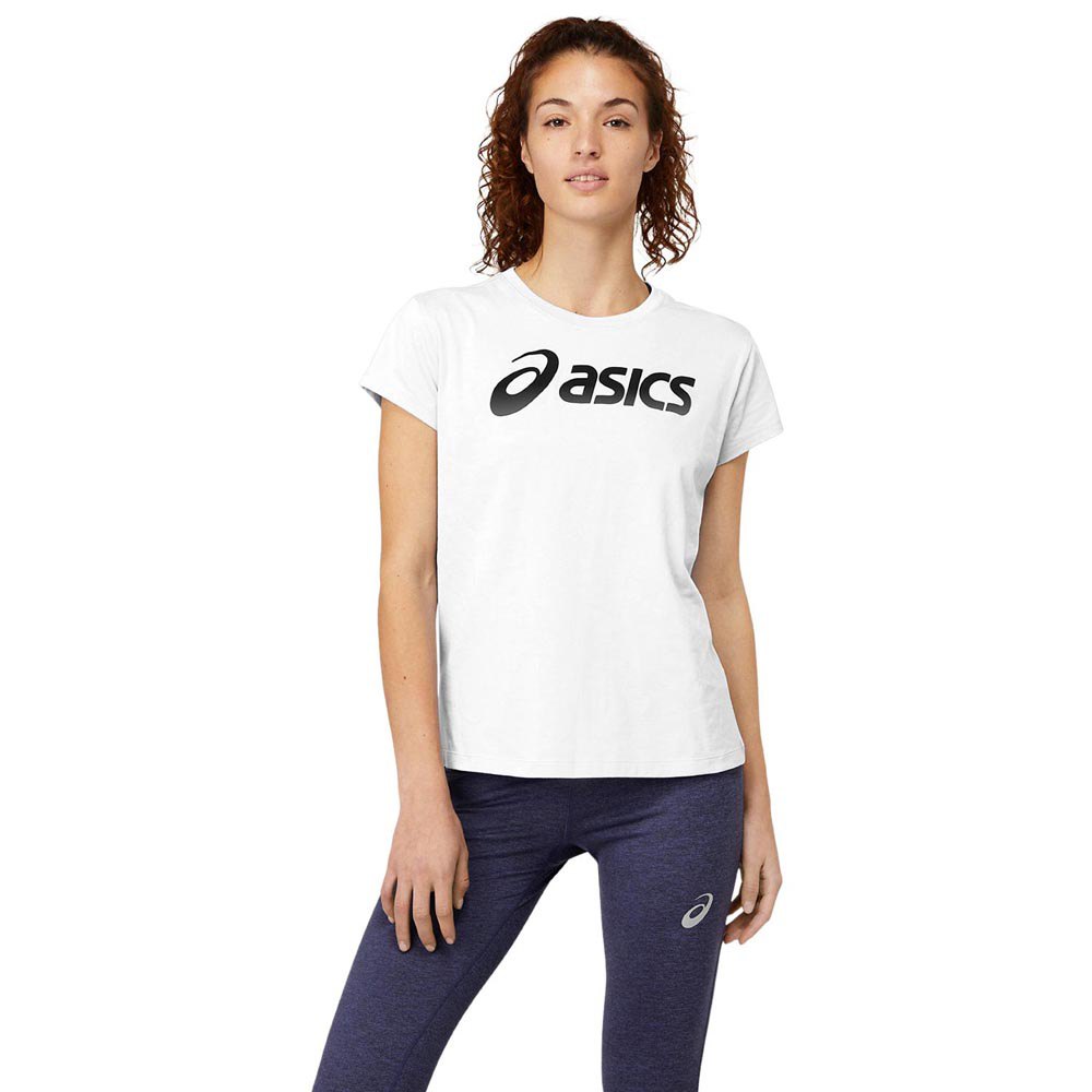 Asics Big Logo Ii Kurzärmeliges T-shirt XS Brilliant White günstig online kaufen