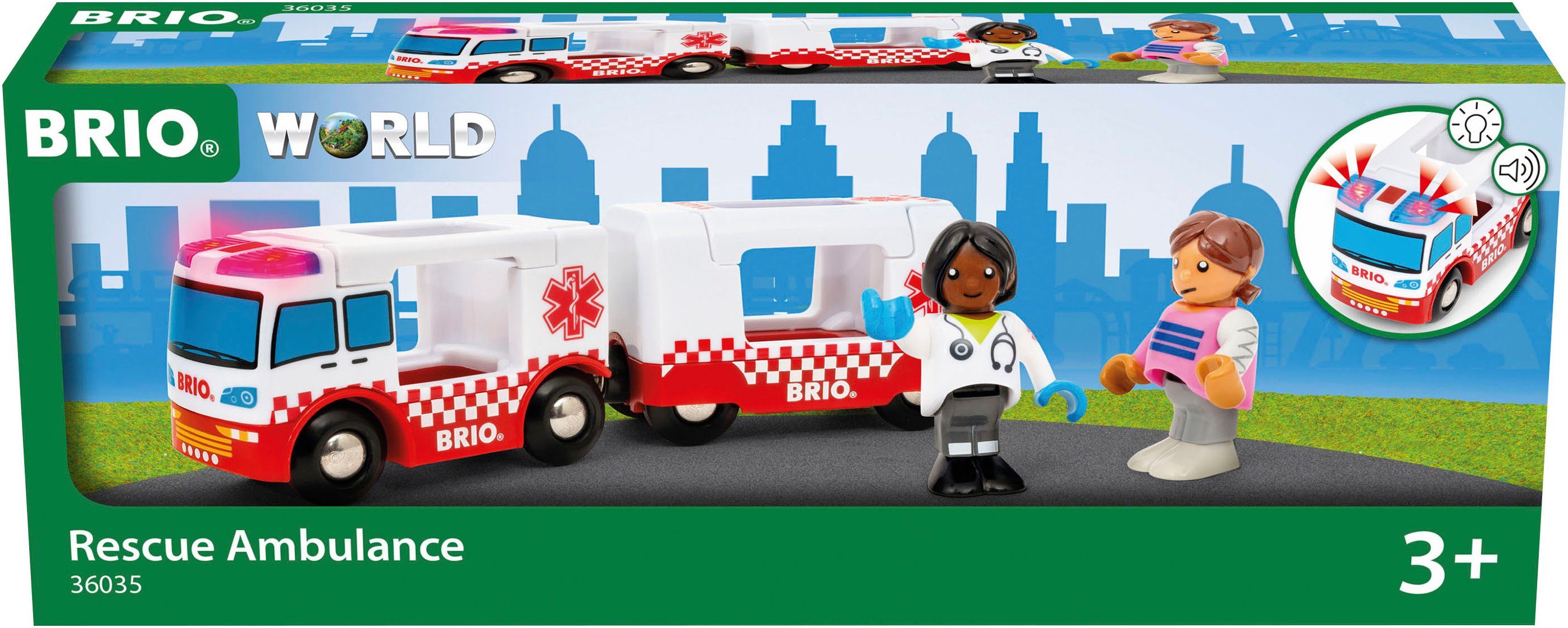BRIO® Spielzeug-Auto BRIO Rettungswagen, mit Licht- günstig online kaufen