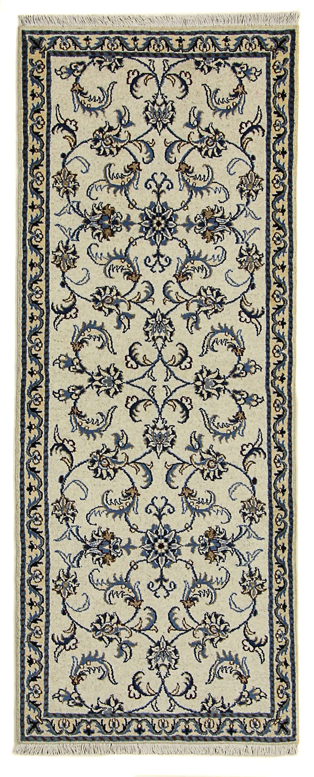 morgenland Orientteppich »Perser - Nain - 194 x 80 cm - beige«, rechteckig, günstig online kaufen