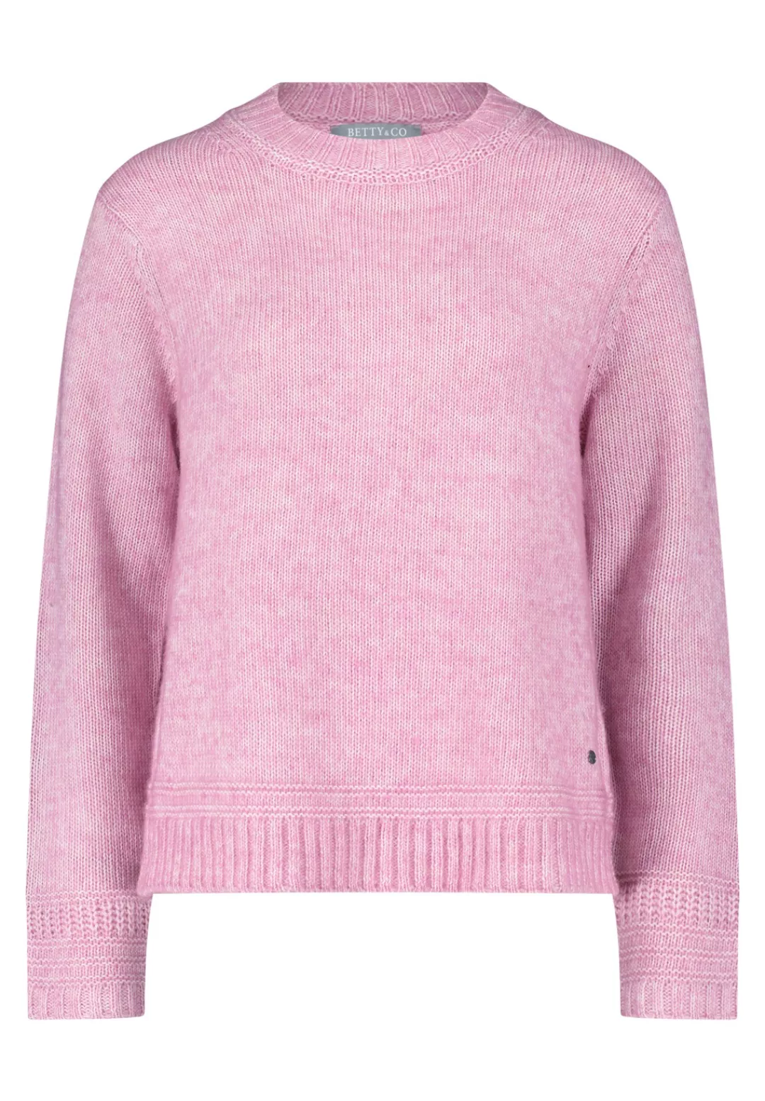 Betty&Co Strickpullover "Betty & Co Strickpullover mit Rippbündchen", Rippb günstig online kaufen