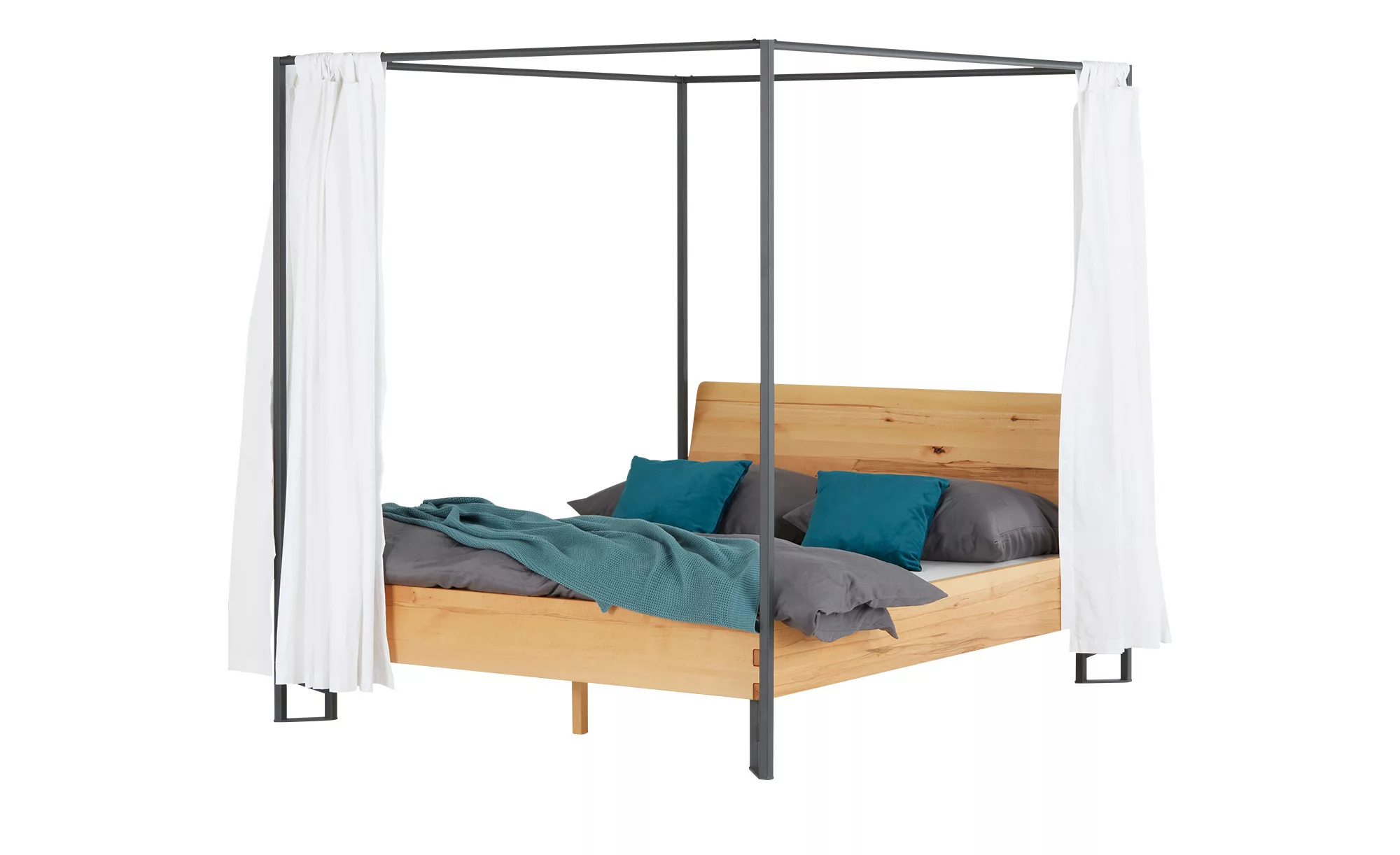 Himmelbett  Naturo Line ¦ holzfarben ¦ Maße (cm): B: 160 H: 200 Betten > Me günstig online kaufen