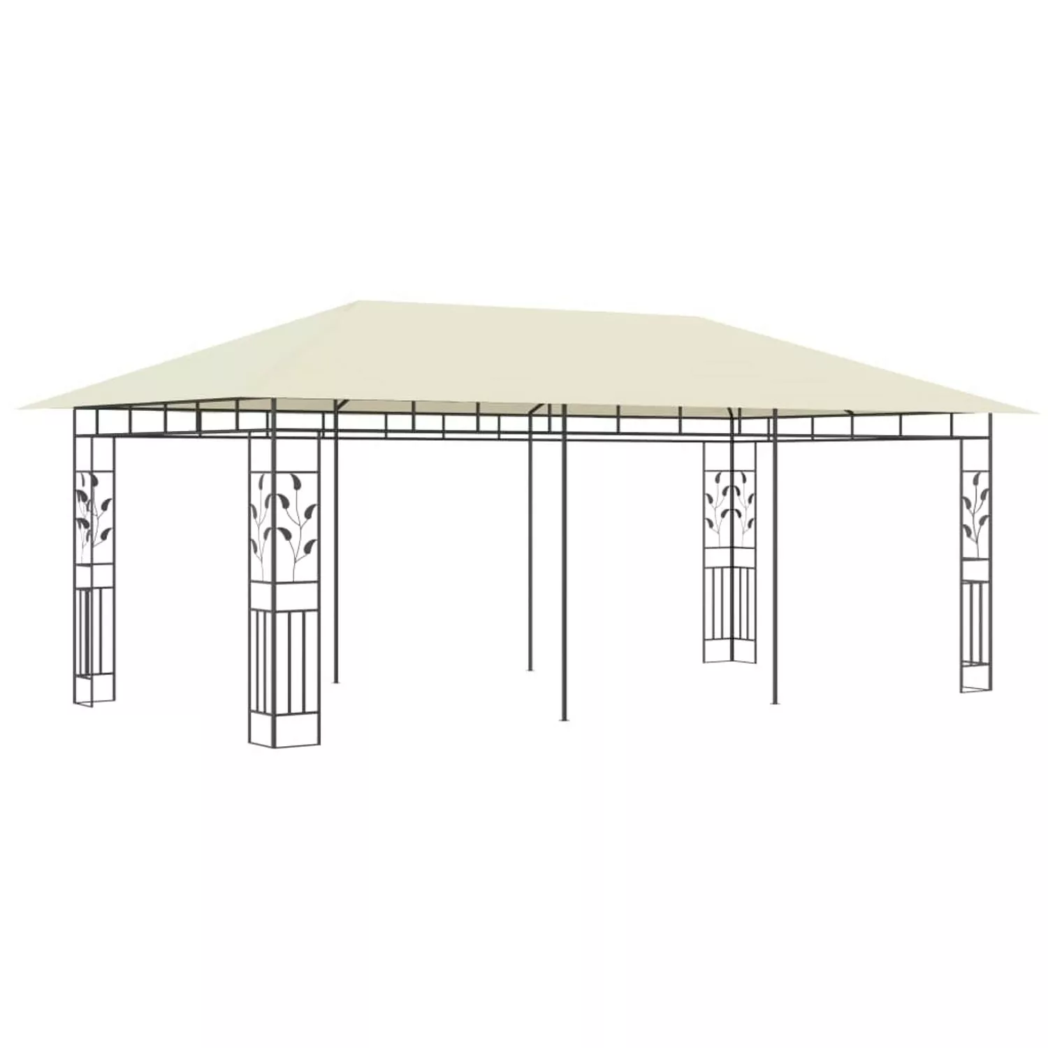 Pavillon Mit Moskitonetz 6x3x2,73 M Creme günstig online kaufen