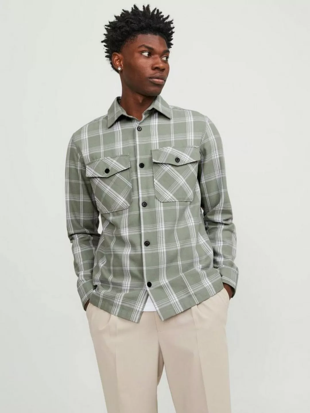 Jack & Jones Langarmhemd JPRCCROY SPRING CHECK OVERSHIRT L/S SN günstig online kaufen