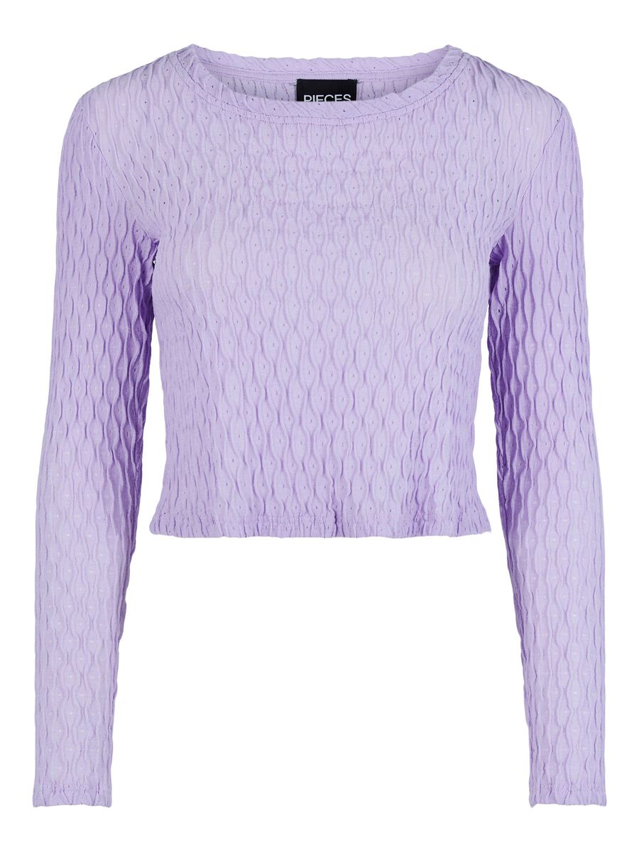 PIECES Pcfubs Crop Top Damen Violett günstig online kaufen