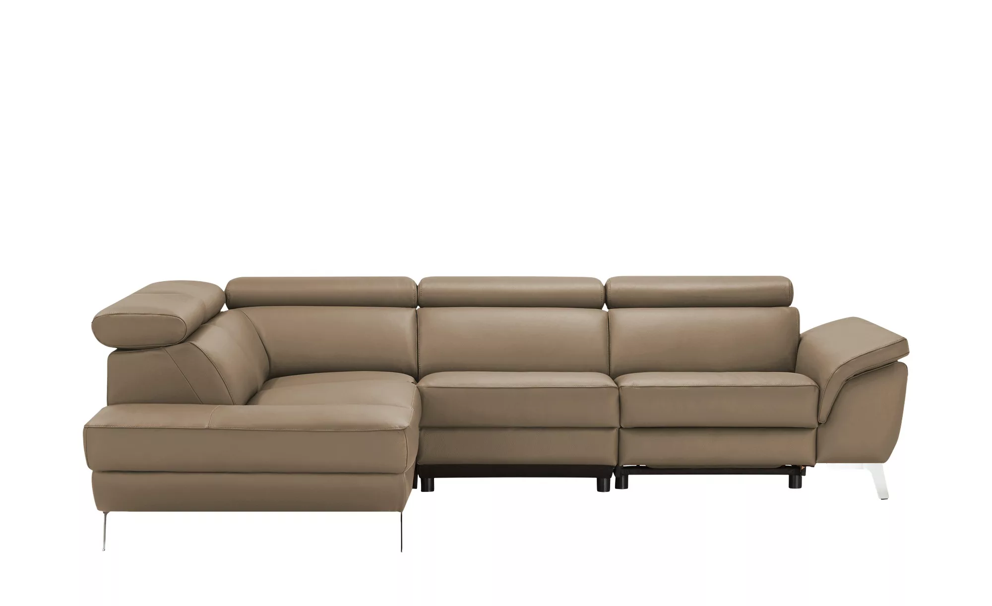 uno Ecksofa Leder  Dallas ¦ braun ¦ Maße (cm): B: 283 H: 74 T: 228.0 Polste günstig online kaufen