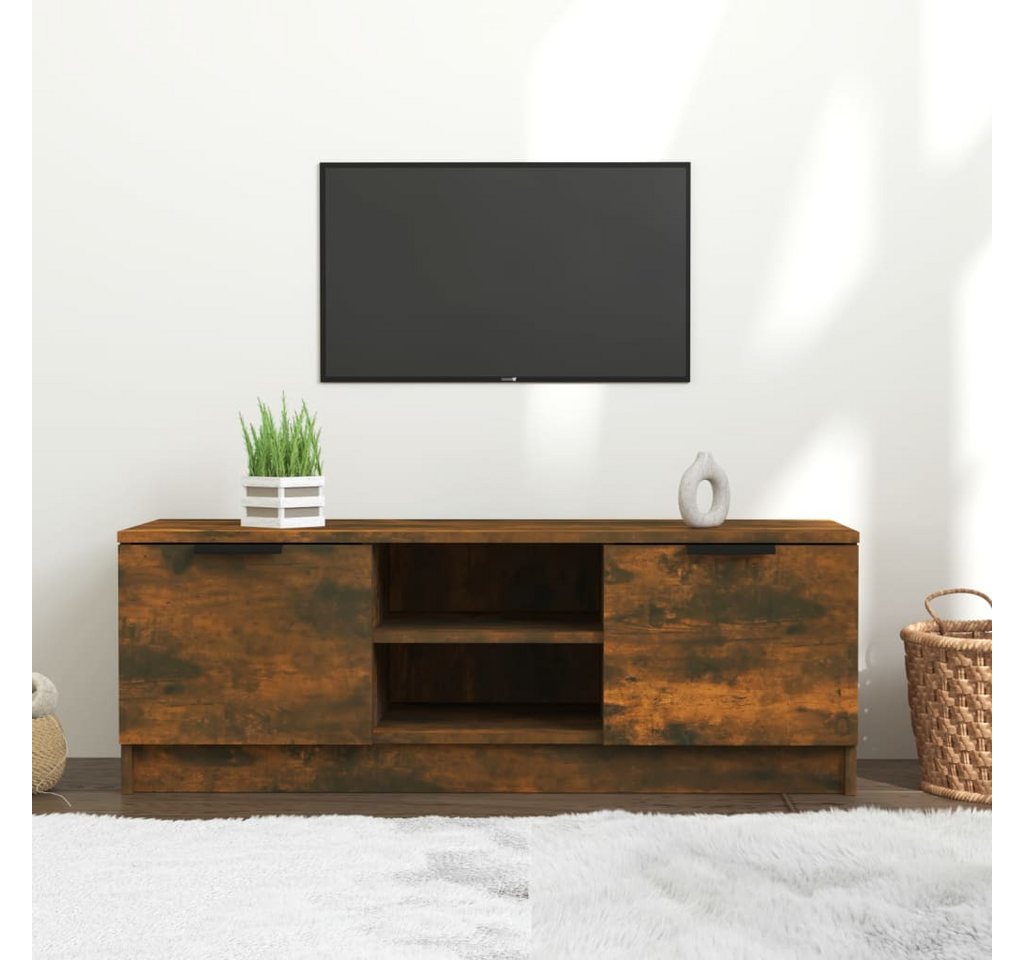 vidaXL TV-Schrank TV-Schrank Räuchereiche 102x35x36,5 cm Spanplatte Lowboar günstig online kaufen