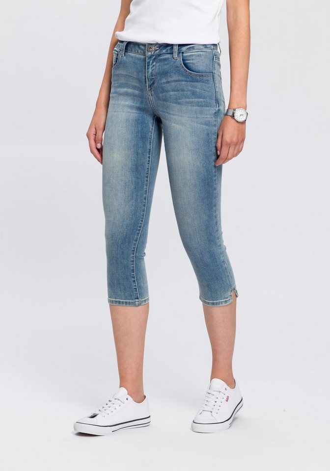 Arizona Caprijeans Ultra-Stretch Mid-Waist günstig online kaufen