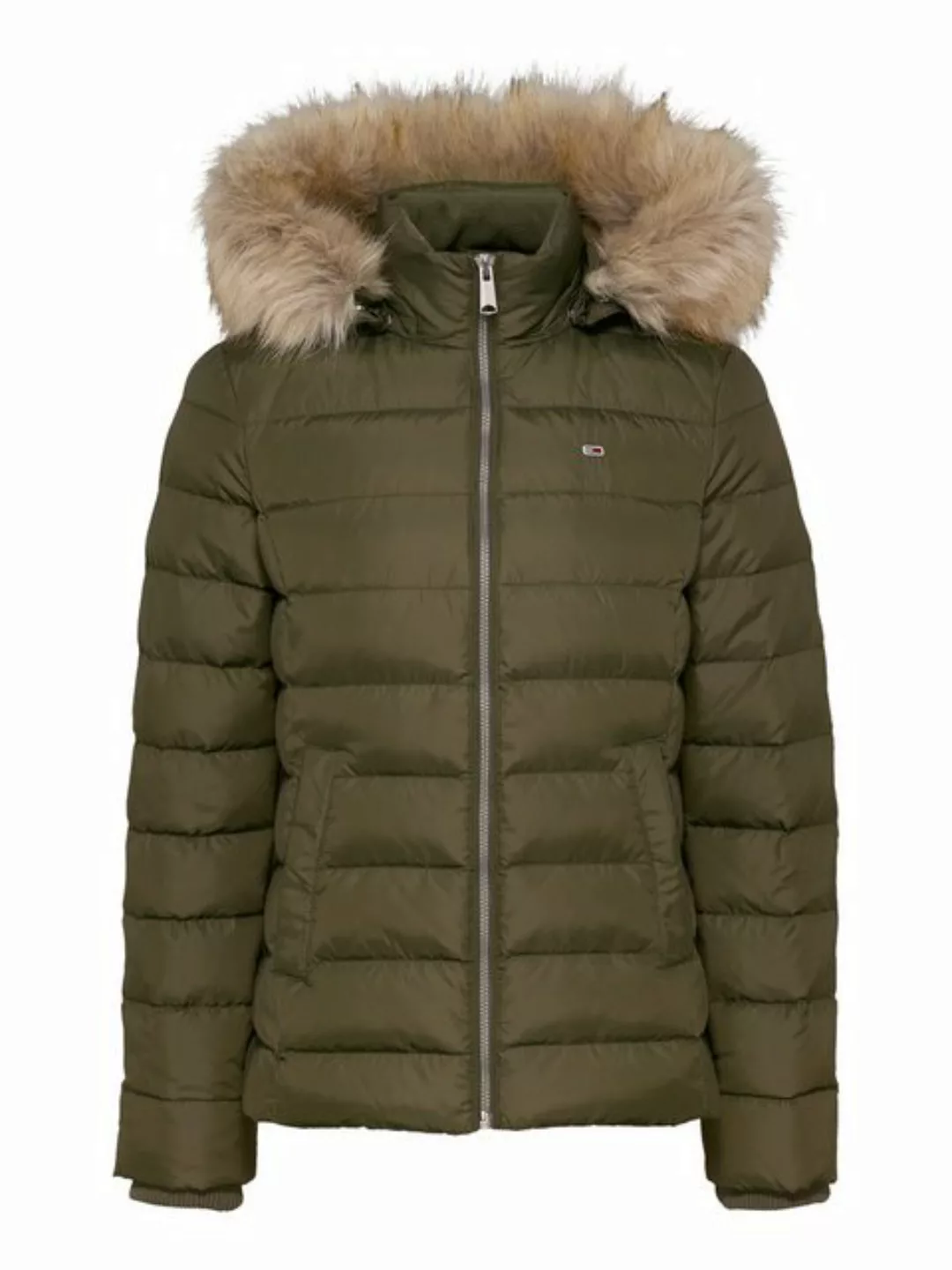 Tommy Jeans Steppjacke TJW BASIC HOODED DOWN JACKET EXT mit Logostickerei günstig online kaufen