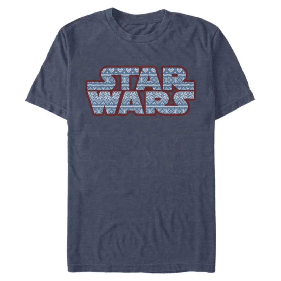 Star Wars - Logo Fairisle - Weihnachten - Männer T-Shirt günstig online kaufen