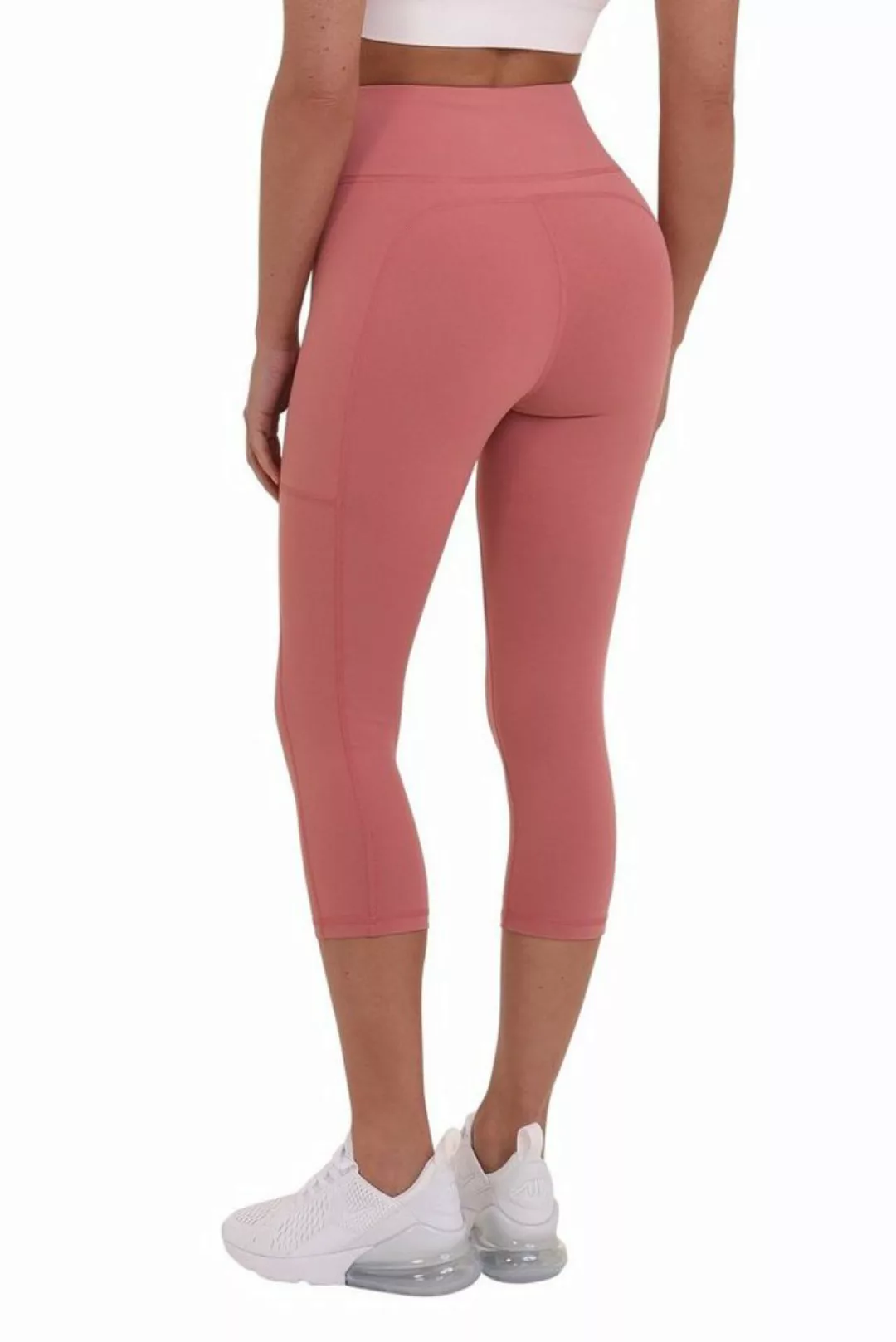 TCA Leggings TCA Damen Equilibrium Capri Leggings - Dunkelpink (1-tlg) günstig online kaufen