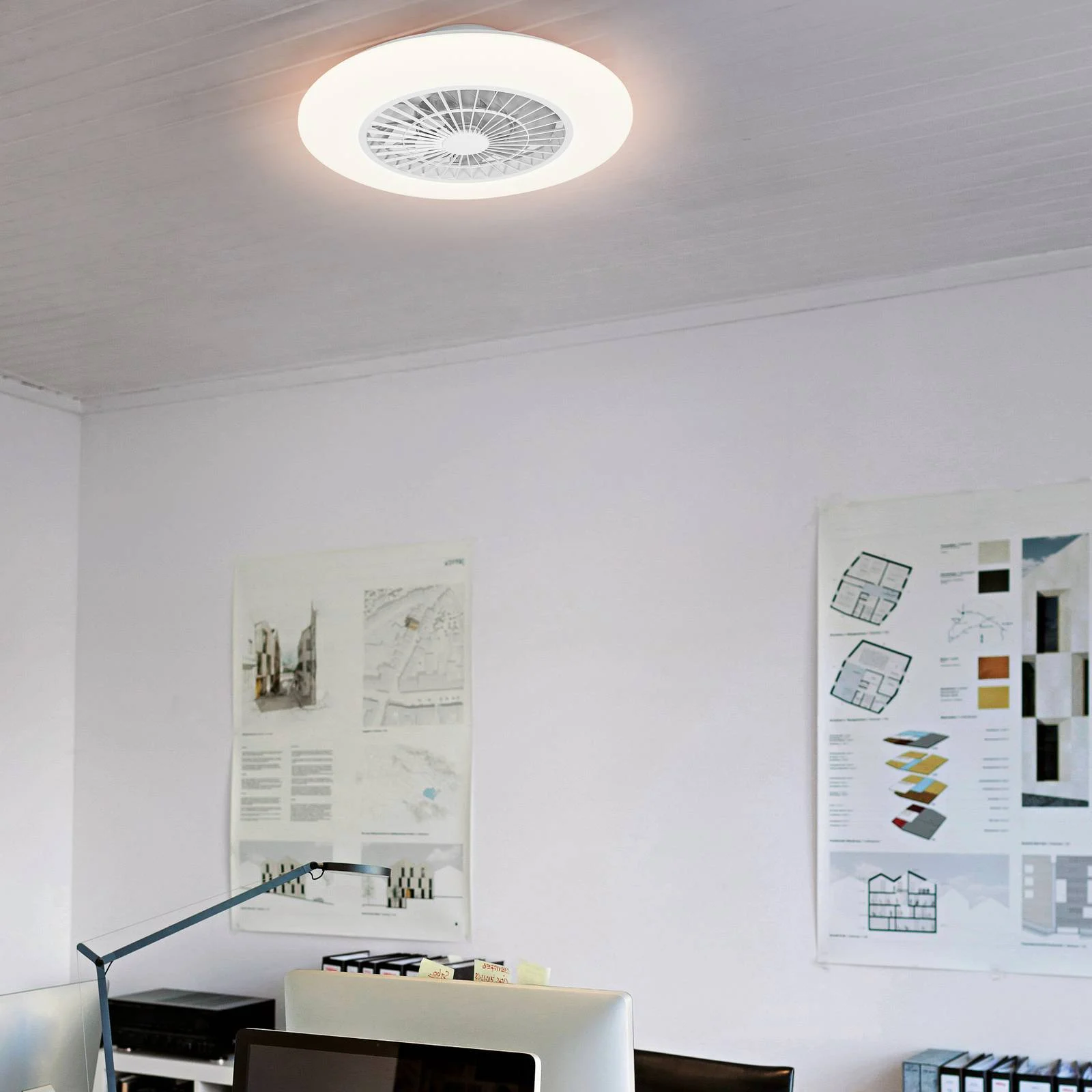 LEDVANCE SMART+ WiFi LED-Deckenventilator Round günstig online kaufen