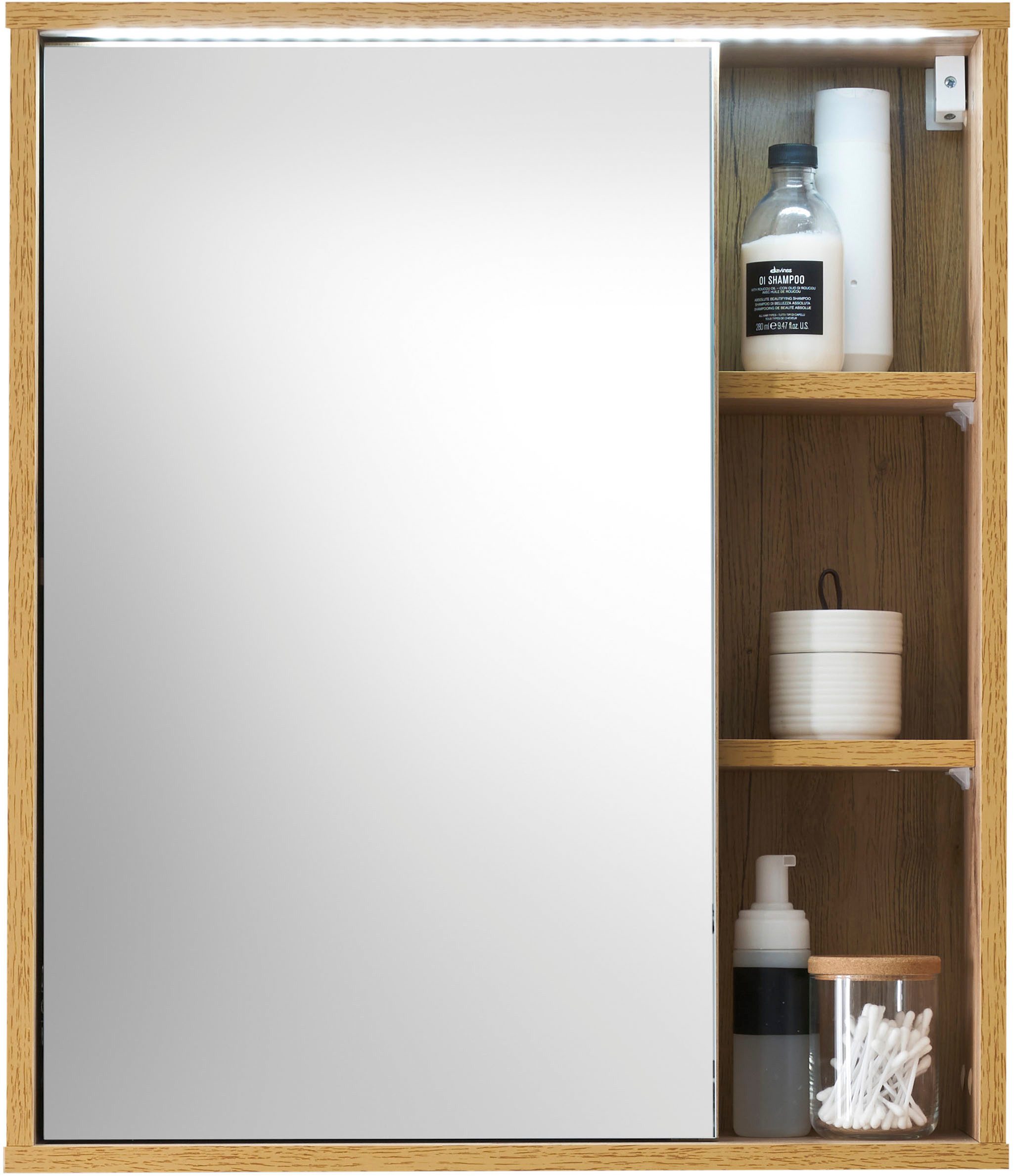 BASIC by Balculina Spiegelschrank "Este", (1 St.), LED-Spiegelschrank 60 cm günstig online kaufen