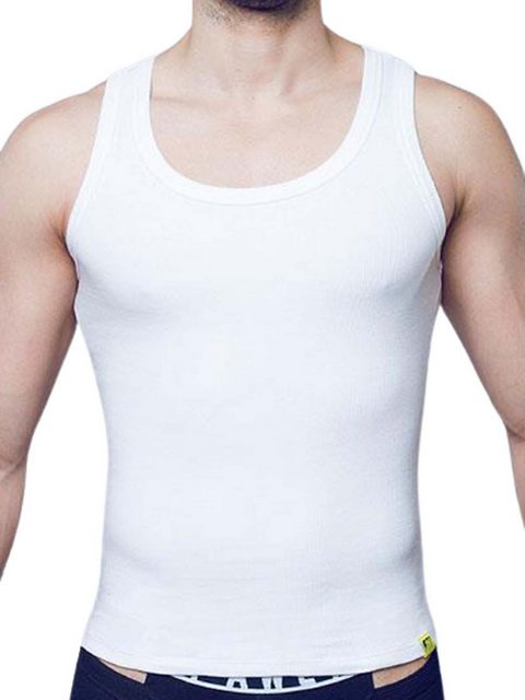 Supawear T-Shirt Supawear Ribbed Slashed Singlet Tank Top White S günstig online kaufen