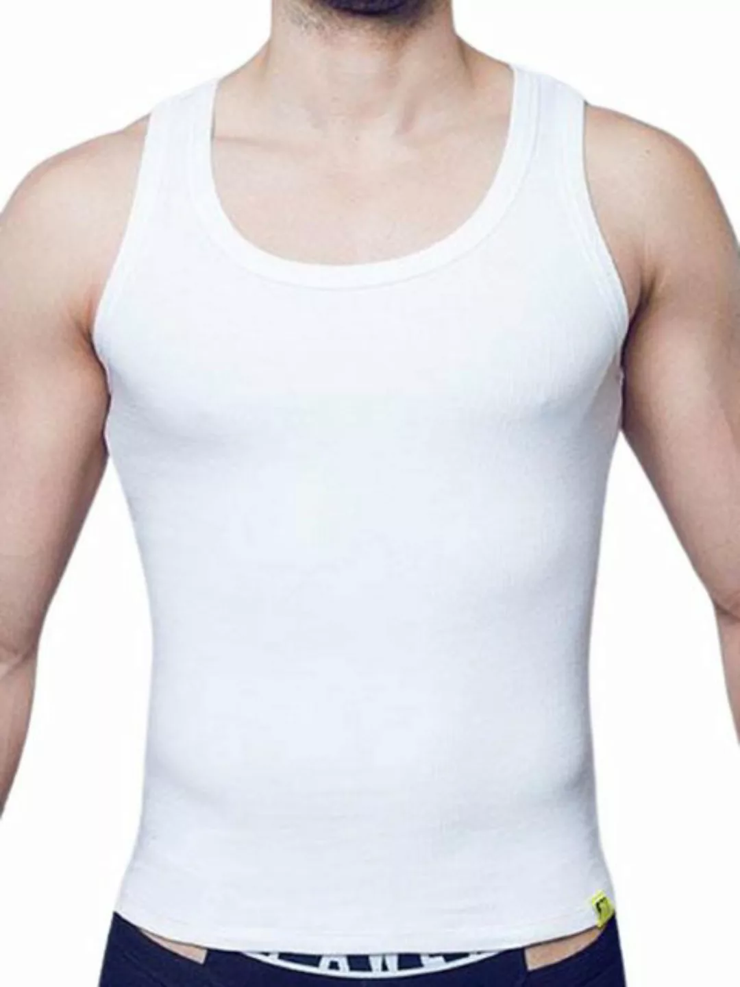 Supawear T-Shirt Supawear Ribbed Slashed Singlet Tank Top White günstig online kaufen