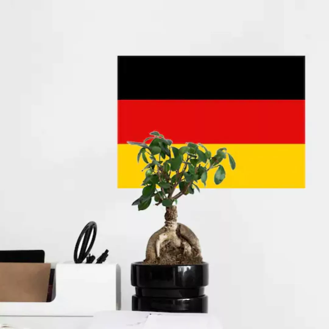 Wall-Art Wandtattoo »Fußball Deutschland Fahne«, (1 St.), selbstklebend, en günstig online kaufen