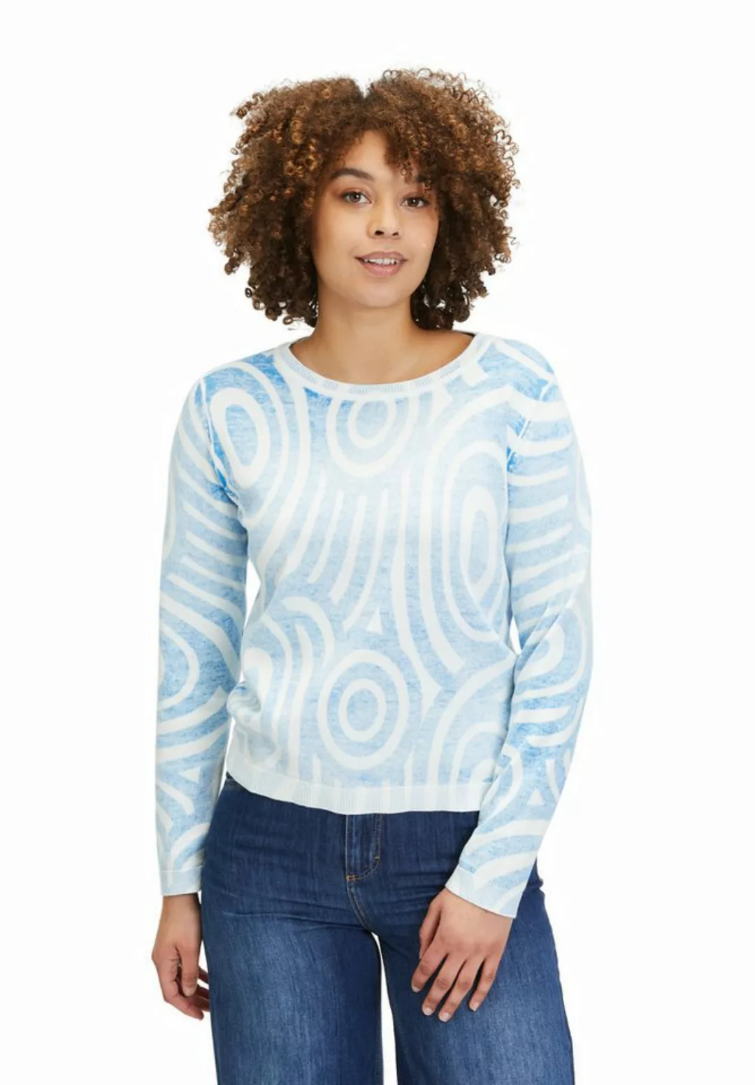 Cartoon Strickpullover Cartoon Strickpullover mit Rundhalsausschnitt (1-tlg günstig online kaufen