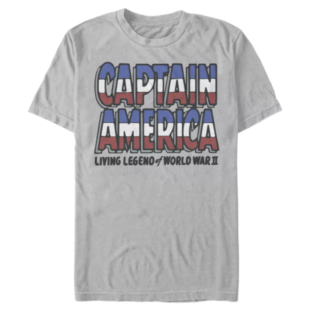 Marvel - Avengers - Captain America Living Legend - Männer T-Shirt günstig online kaufen